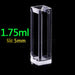 1750ul Micro Quartz Fluorescence Cuvette with Lid | NEXACULE - Subminiature Cuvettes