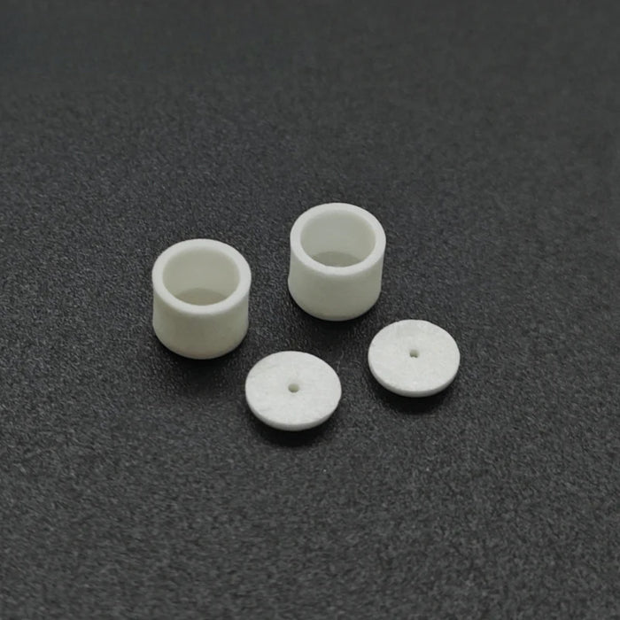50μl Zirconia Ceramic Crucibles with Lids/Covers D5*4mm for Setaram Thermal Analysis Sample Pans | NEXACULE - Sample pan /crucible with lid