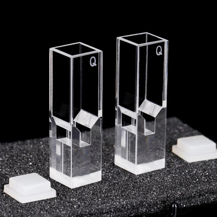 Quartz Micro Fluorescence Cuvette Cell Central Height 15mm | NEXACULE - Subminiature Cuvettes