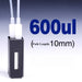 60ul-600ul Quartz Flow Cuvette Quartz Cell Two Way Light | NEXACULE - Flow Cuvettes