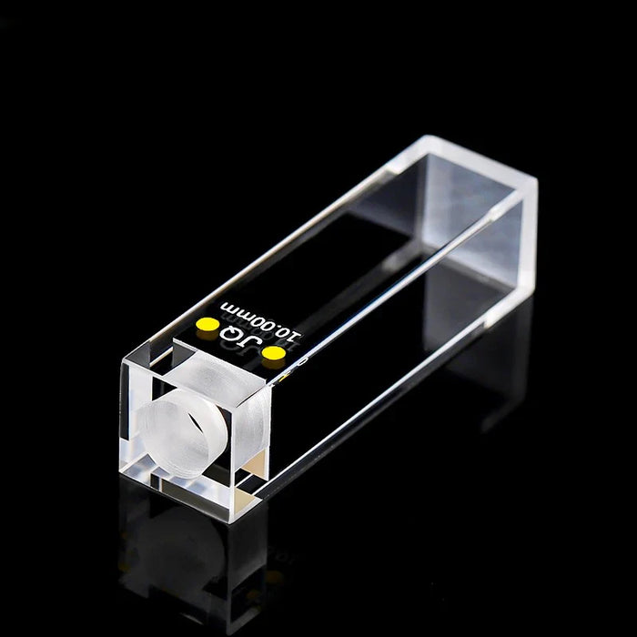 Quartz Closed Fluorescent Cuvette Airtight 1cm Paired UV Plug | NEXACULE - Sealed Cuvettes