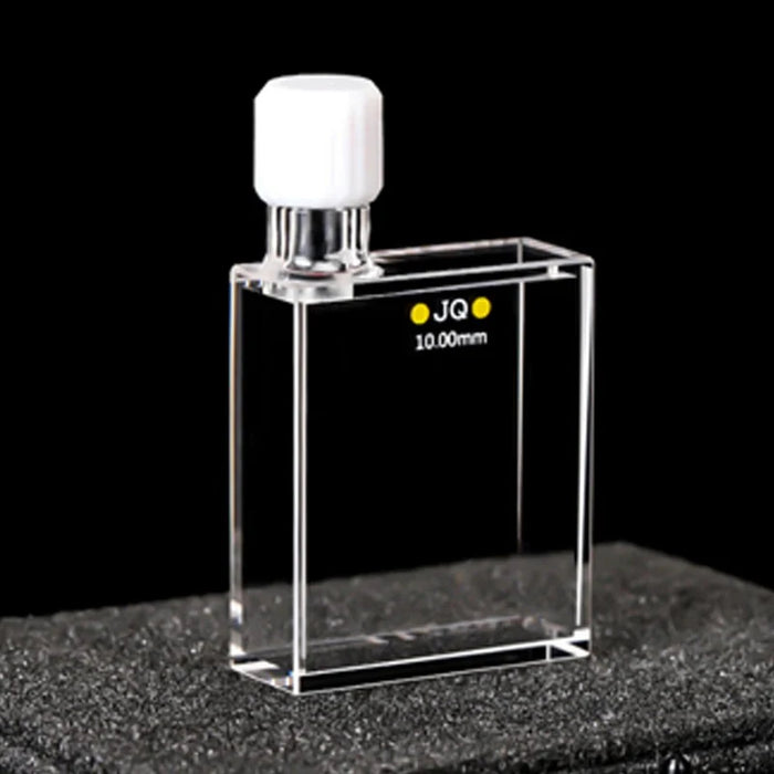 11ml Quartz Cuvette Cell with Screw Cap Six Way Light | NEXACULE - Sealed Cuvettes