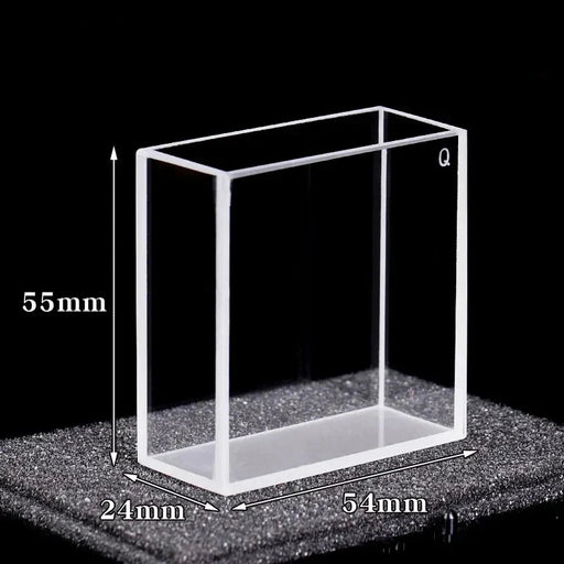 53ml Quartz Fluorescent Cuvettes Cells UV Spectrophotometer | NEXACULE - Fluorescence Cuvettes