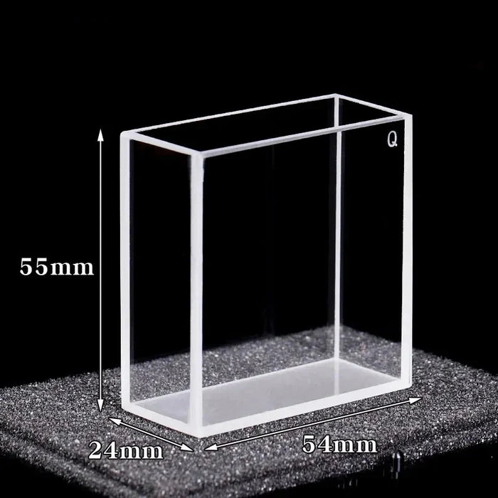 53ml Quartz Fluorescent Cuvettes Cells UV Spectrophotometer | NEXACULE - Fluorescence Cuvettes