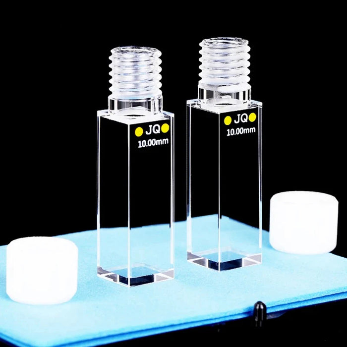3.5ml Quartz Spiral Cuvette 10mm Spiral Cell Four way light | NEXACULE - Sealed Cuvettes