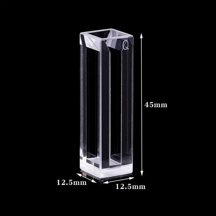 1400ul Sub-Micro Quartz Fluorescence Cuvette With Lid 10mm | NEXACULE - Subminiature Cuvettes