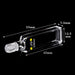 1050ul Quartz Cuvette Cell With Screw Cap 3mmTwo Way Light| NEXACULE - Sealed Cuvettes
