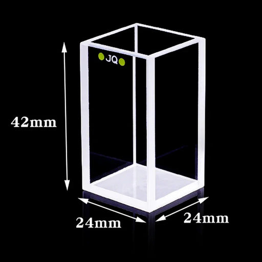 20mm Quartz Reaction Cuvette Cell 4 Polished Windows | NEXACULE - Fluorescence Cuvettes